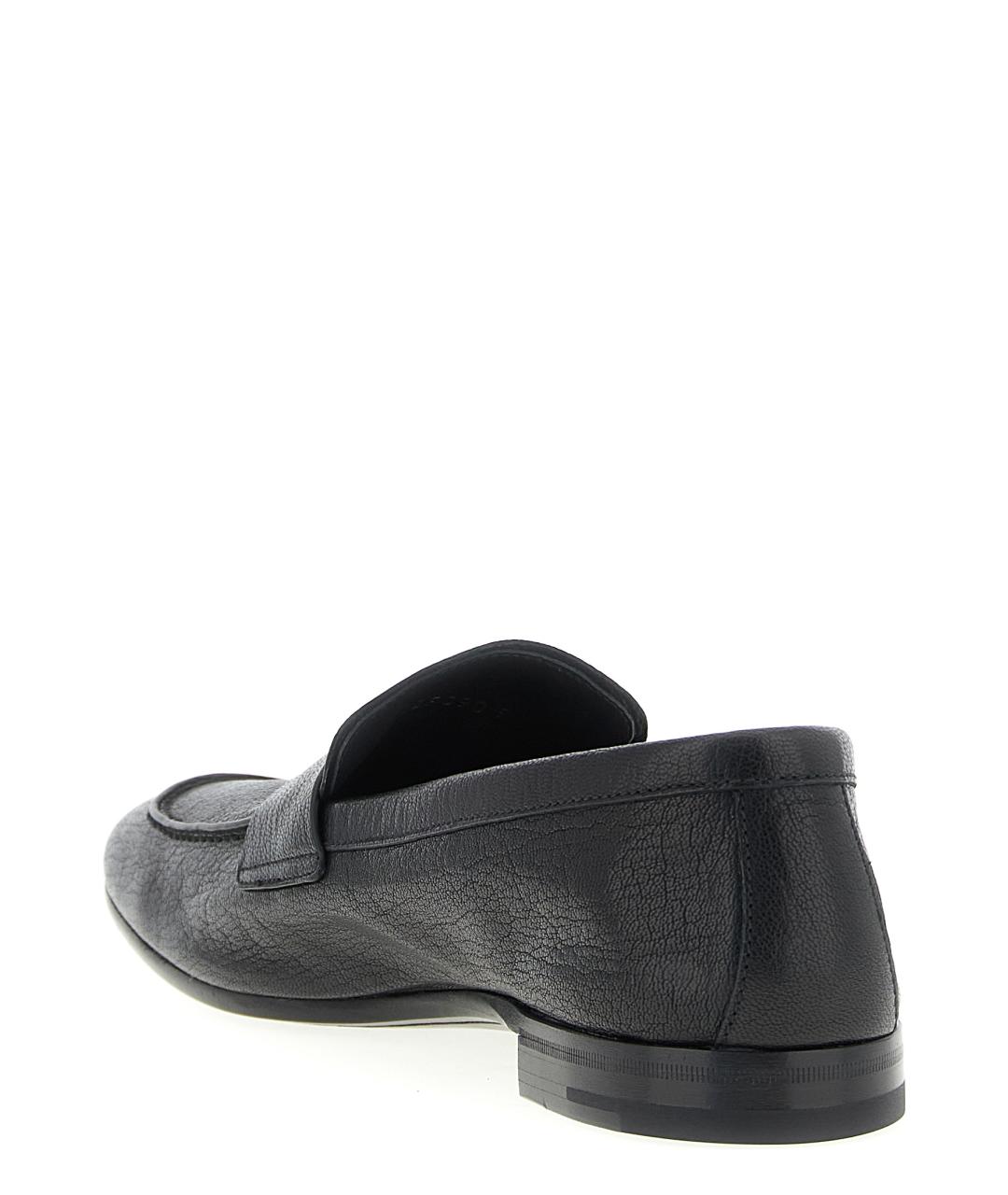 PRADA Черные кожаные лоферы, фото 3