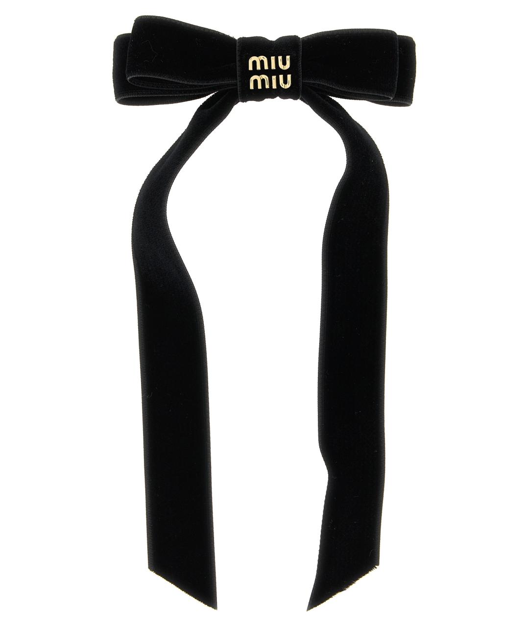 MIU MIU Черная заколка, фото 1