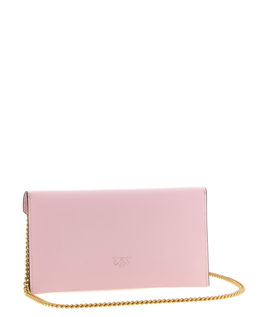 PINKO Розовый кожаный кошелек, фото 2