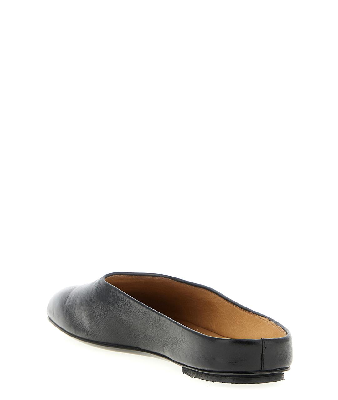 MARSELL Черные кожаные мюли, фото 3