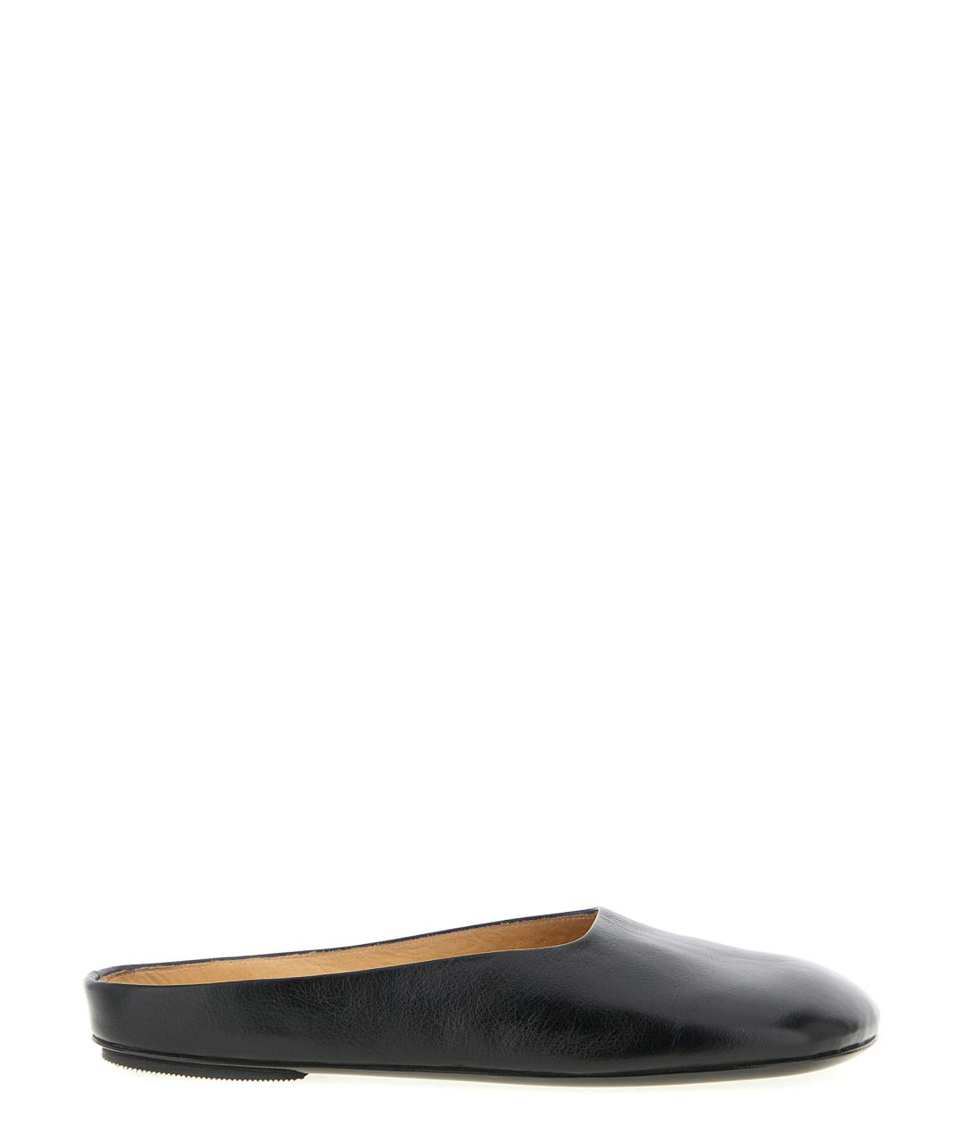 MARSELL Черные кожаные мюли, фото 1