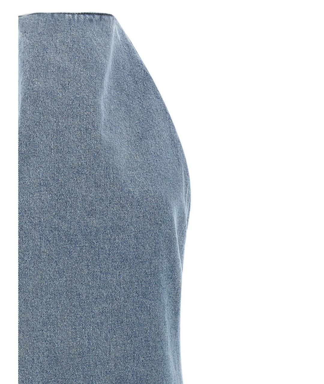 MAGDA BUTRYM Голубое хлопковое платье, фото 3