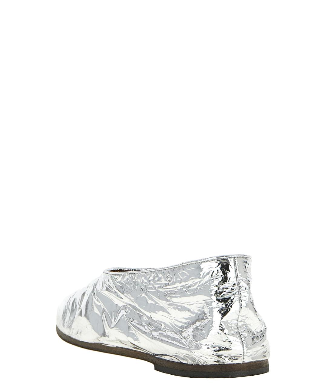 MARSELL Серебряные кожаные балетки, фото 3
