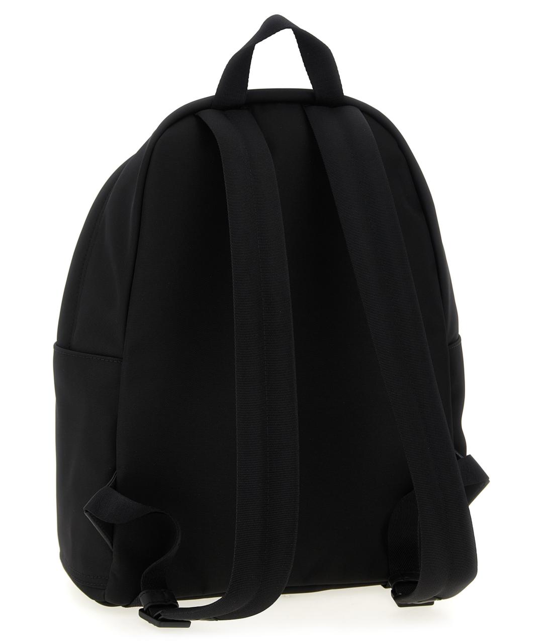 MONCLER Черный синтетический рюкзак, фото 2