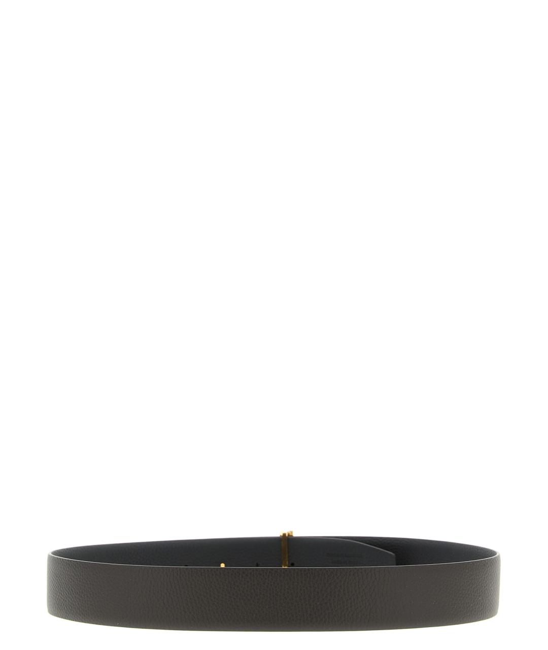 TOM FORD Черный кожаный ремень, фото 3