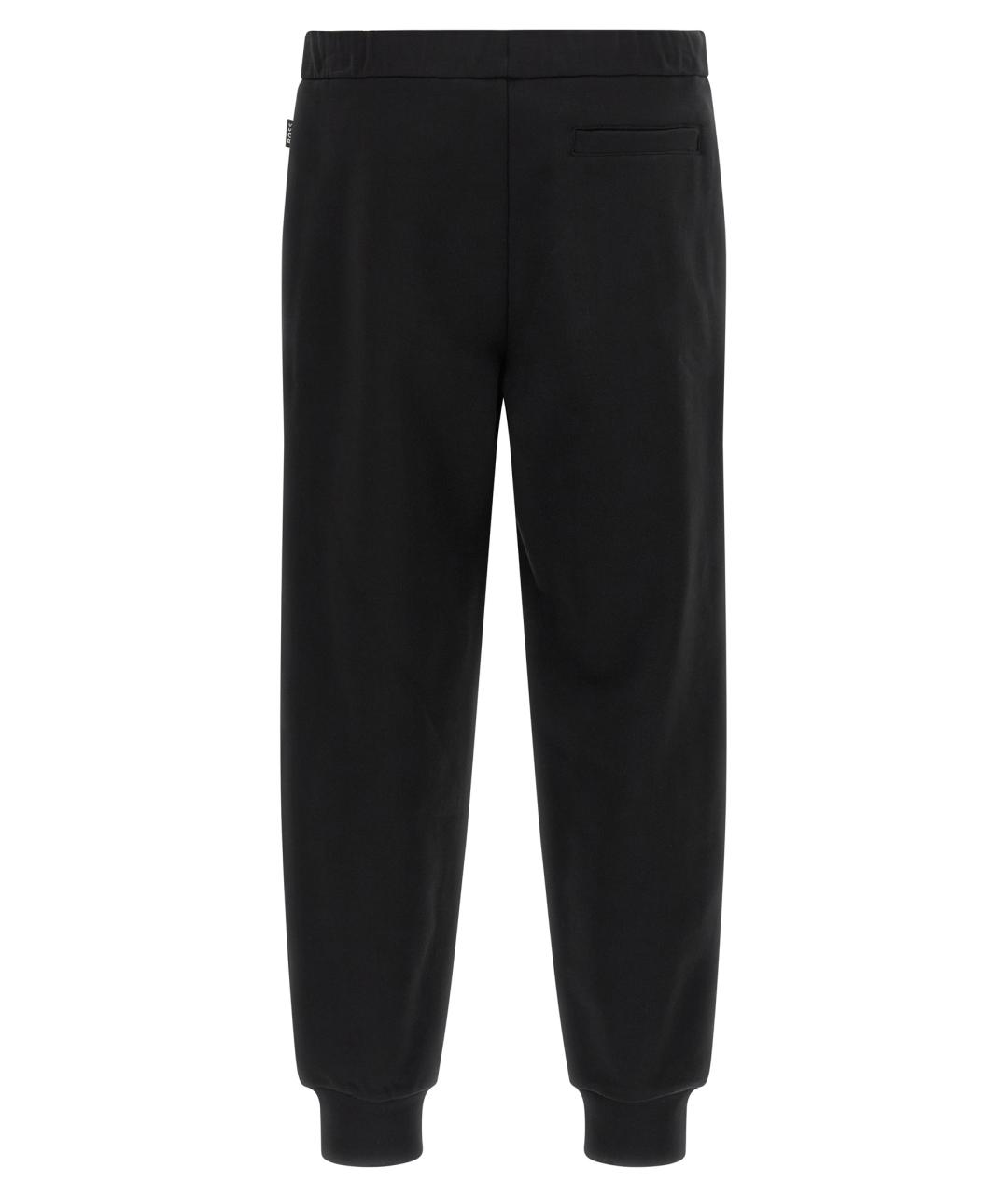 HUGO BOSS Черные хлопковые повседневные брюки, фото 2