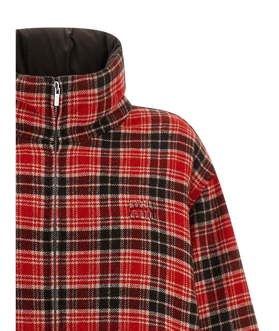 MIU MIU Мульти шерстяной пуховик, фото 4