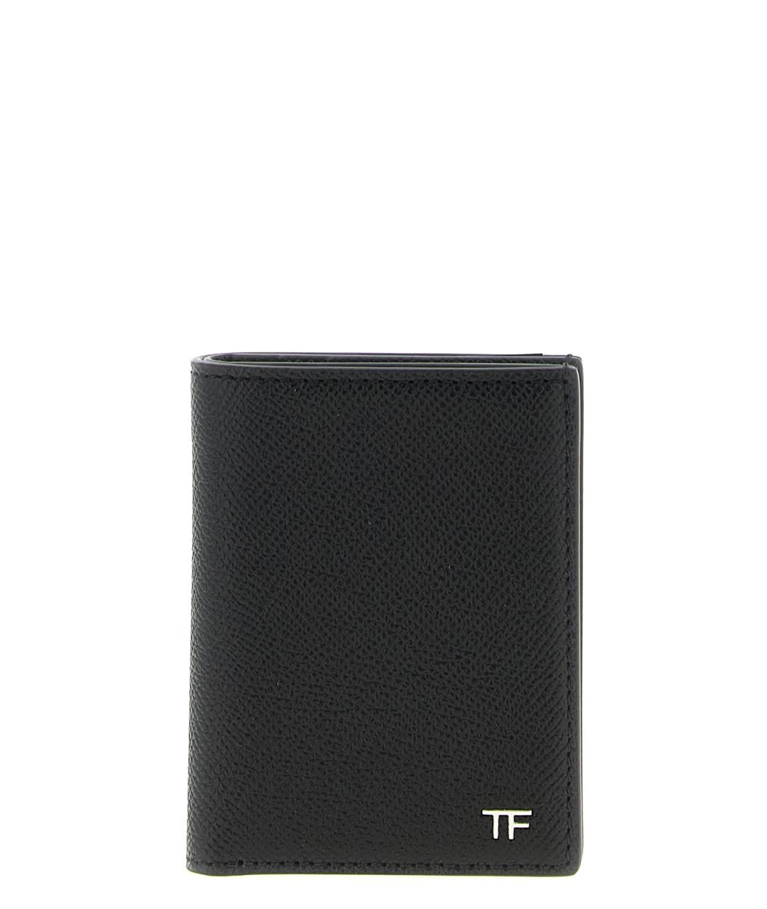 TOM FORD Черный кожаный кардхолдер, фото 1