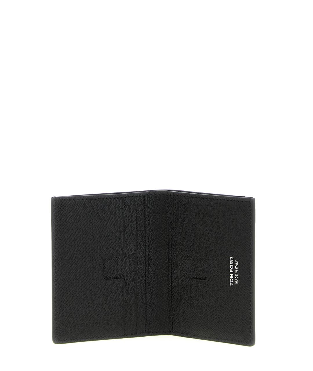 TOM FORD Черный кожаный кардхолдер, фото 3