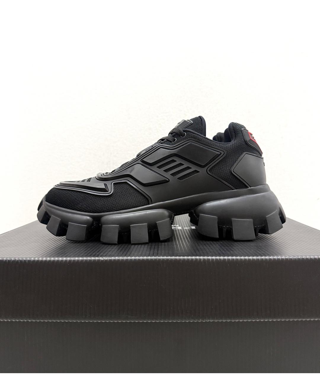 PRADA Черные кроссовки, фото 6