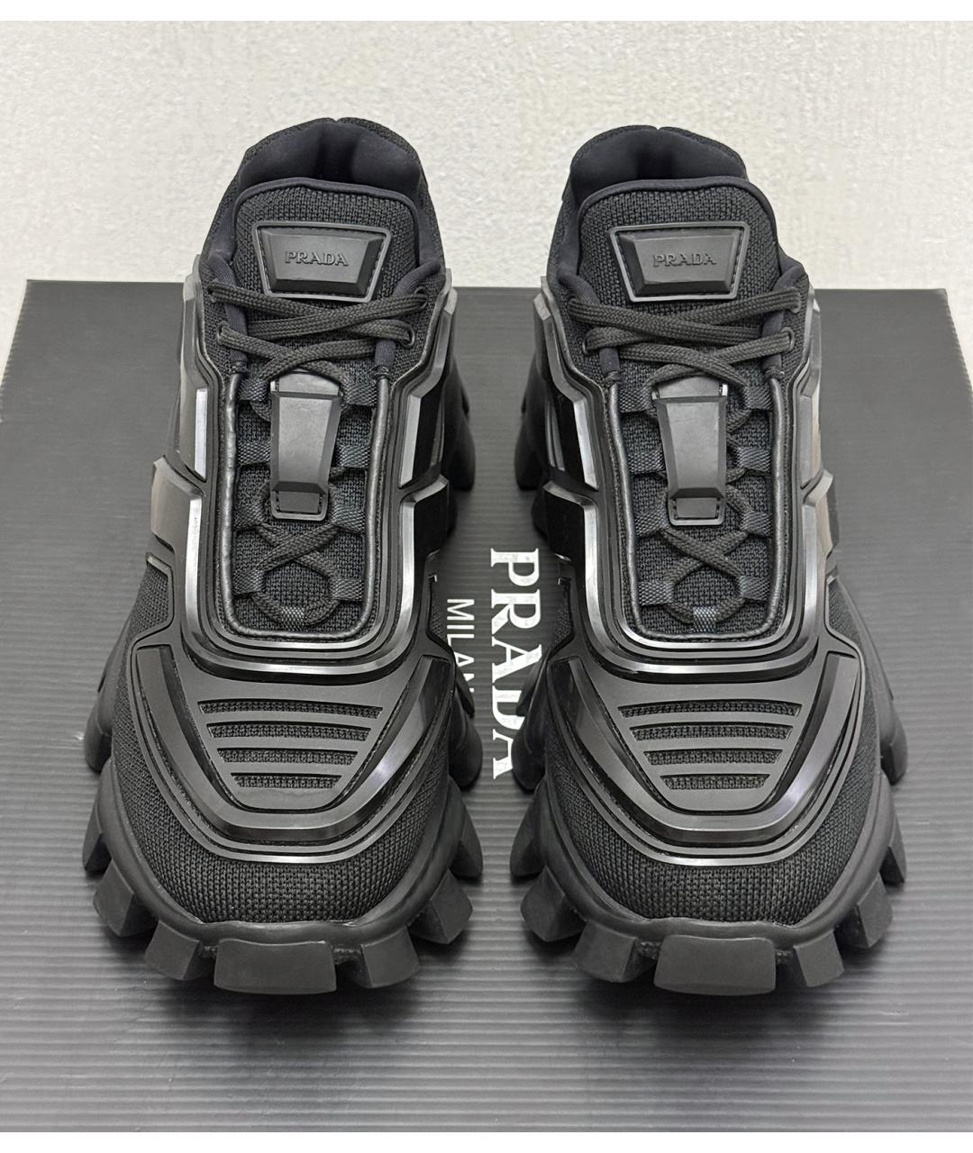 PRADA Черные кроссовки, фото 3