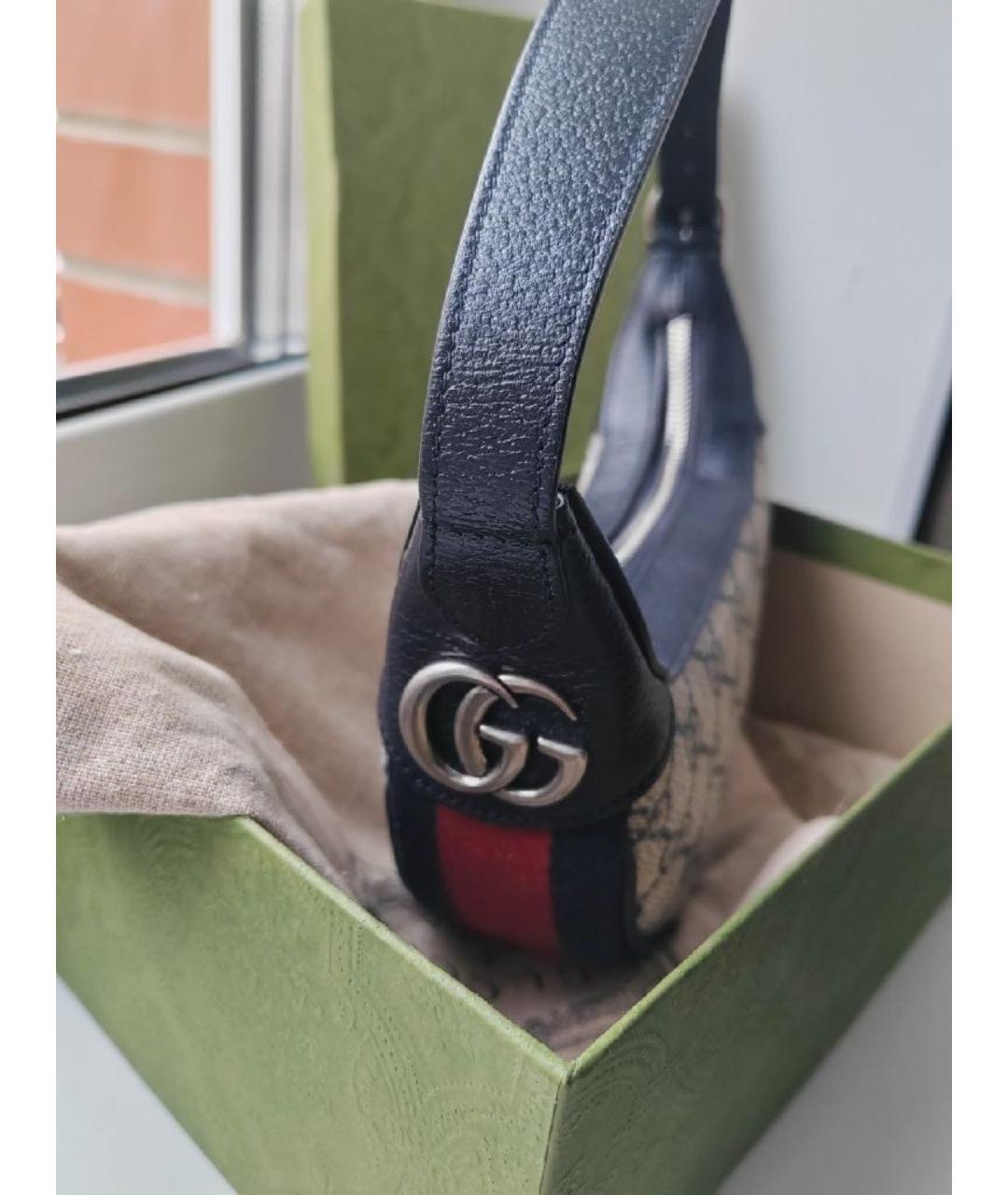 GUCCI Бежевая сумка с короткими ручками, фото 3