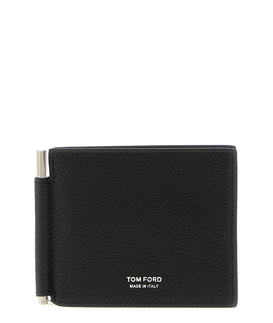 TOM FORD Черный кожаный кардхолдер, фото 1