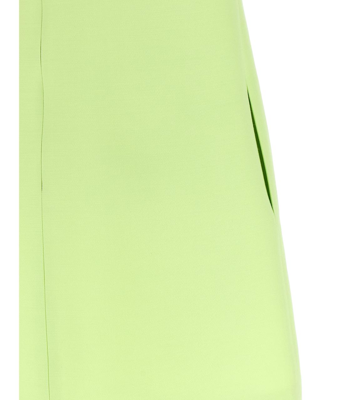 VALENTINO Зеленые шерстяное платье, фото 4