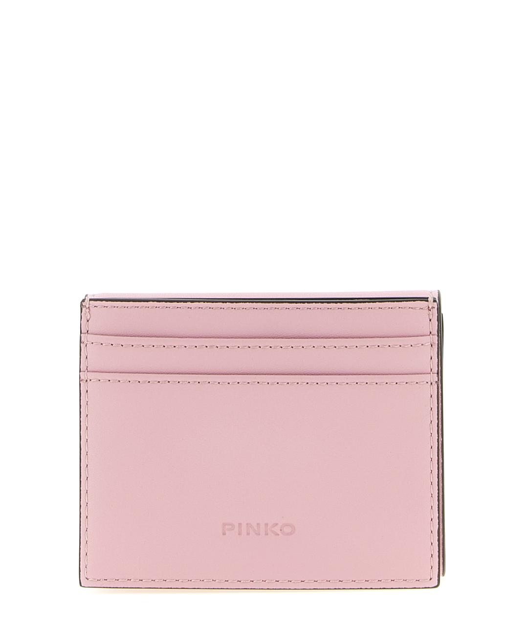 PINKO Розовый кожаный кошелек, фото 2