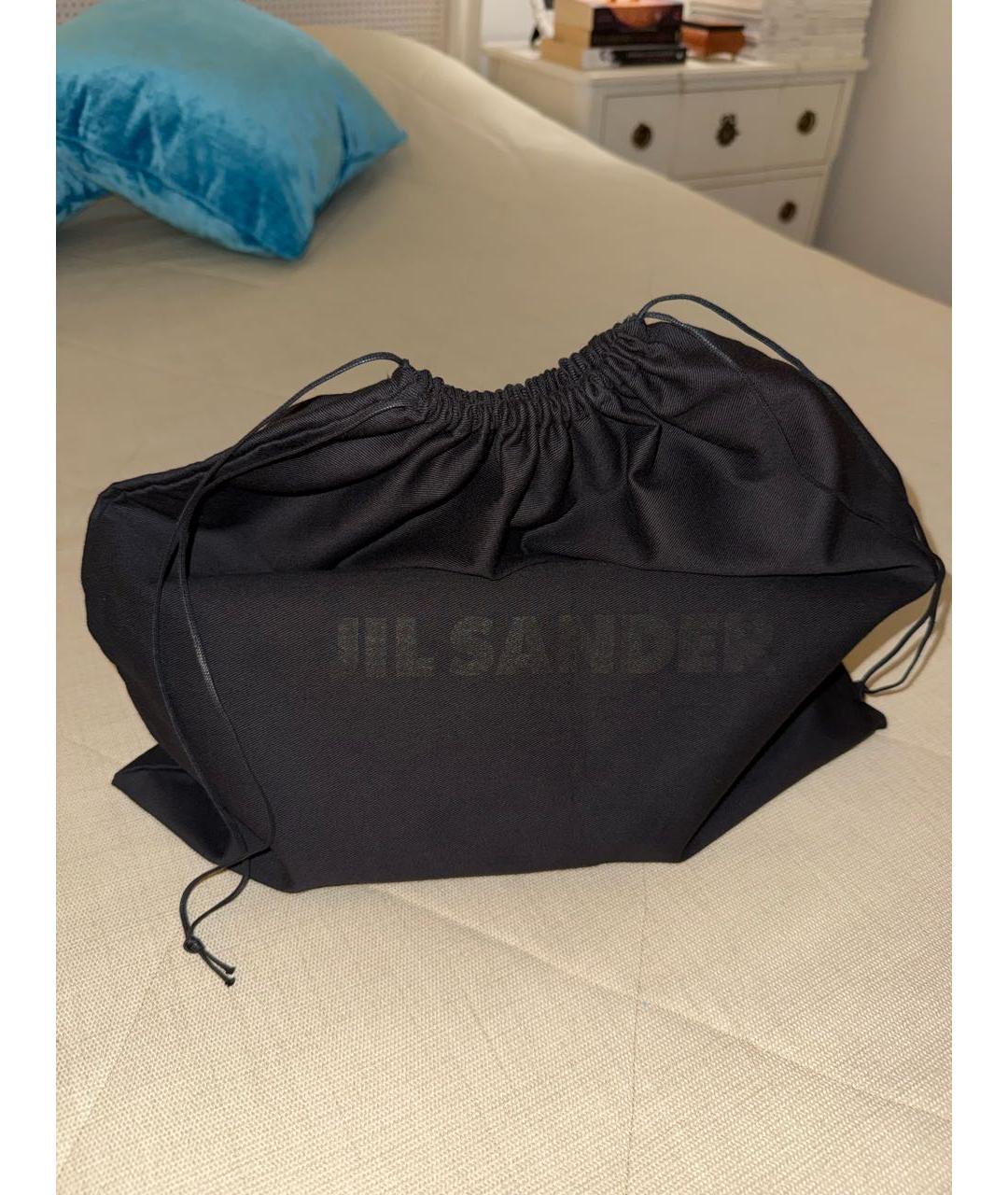 JIL SANDER Зеленая кожаная сумка через плечо, фото 7