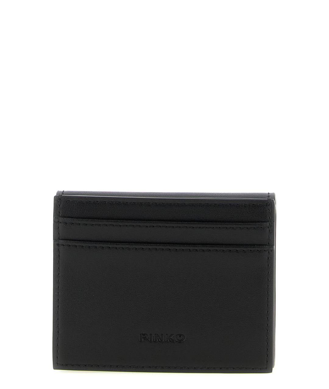 PINKO Черный кожаный кошелек, фото 2