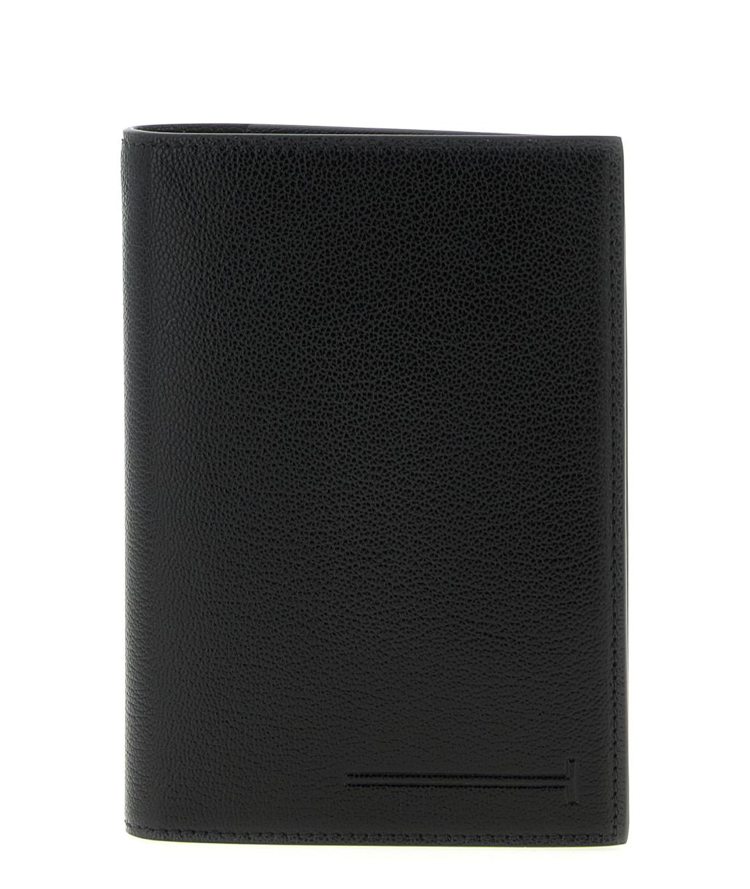 TOM FORD Черный кожаный кошелек, фото 1