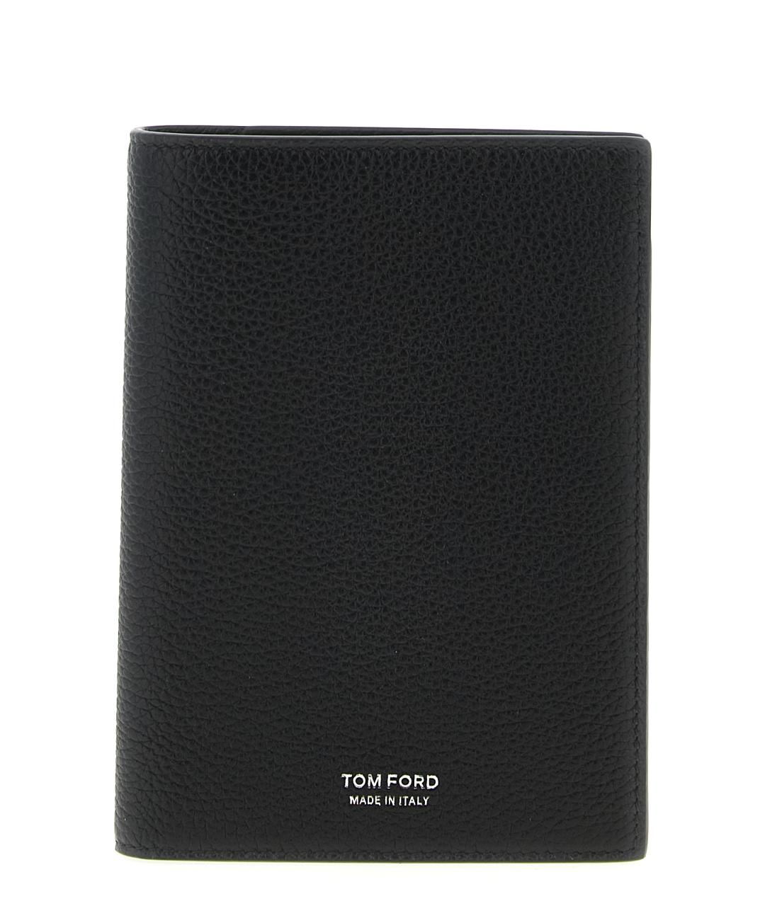 TOM FORD Черный кожаный кардхолдер, фото 1