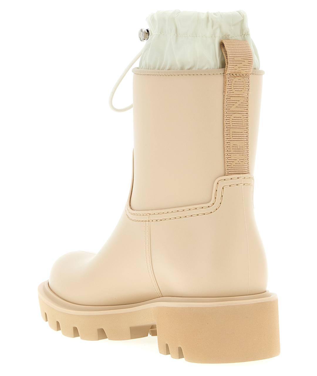 MONCLER Бежевые ботинки, фото 3