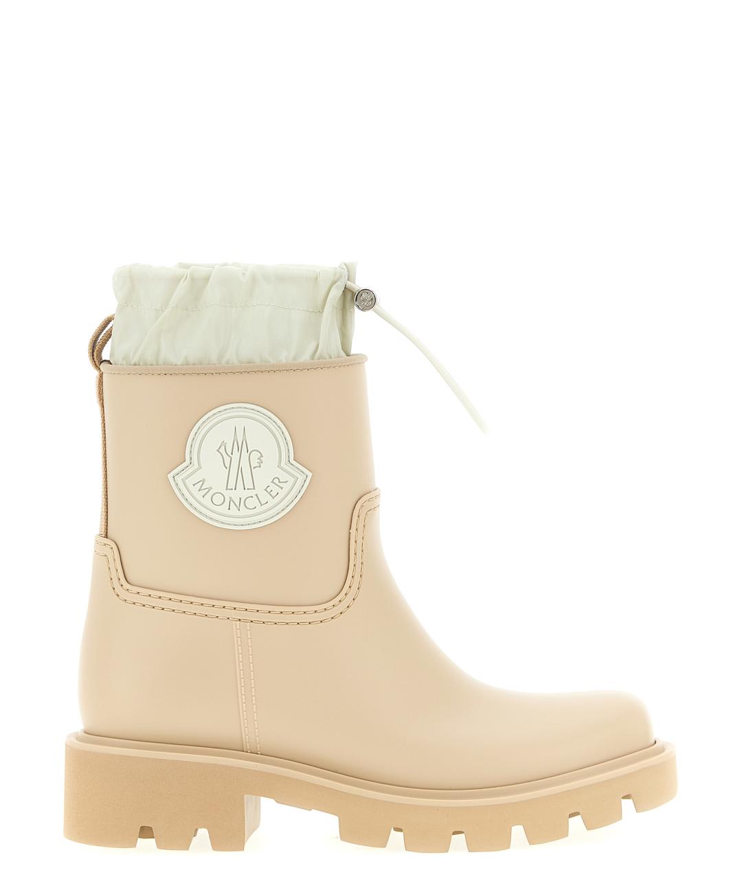 MONCLER Бежевые ботинки, фото 1