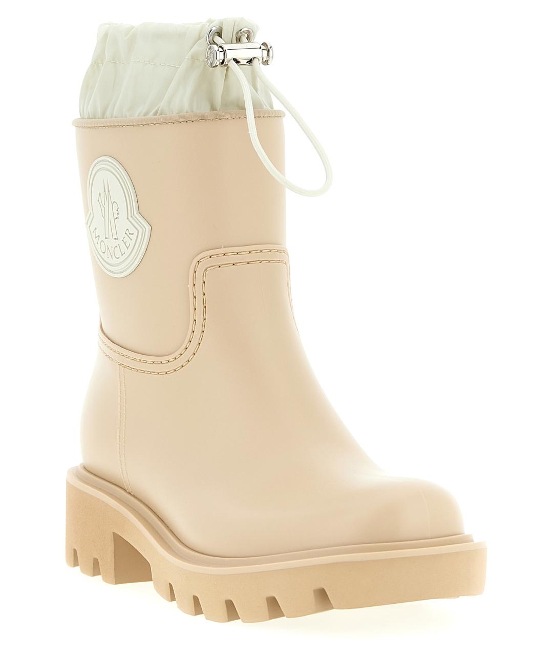 MONCLER Бежевые ботинки, фото 2