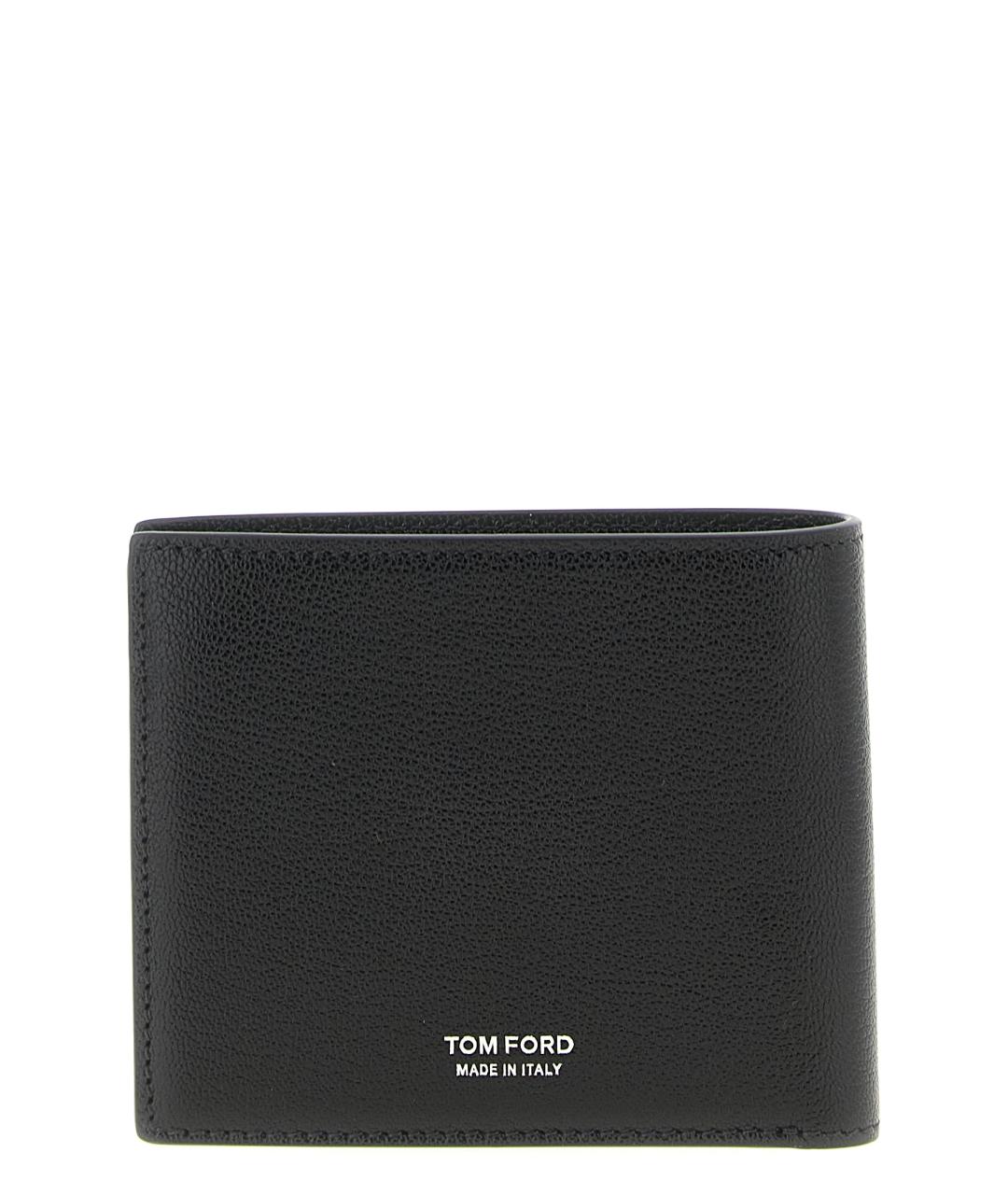 TOM FORD Черный кожаный кошелек, фото 2