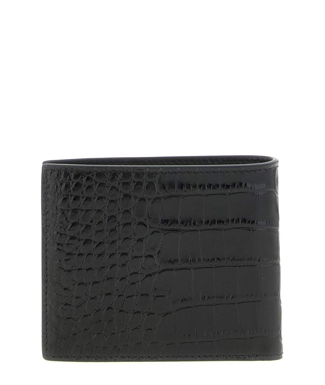 TOM FORD Черный кожаный кошелек, фото 2