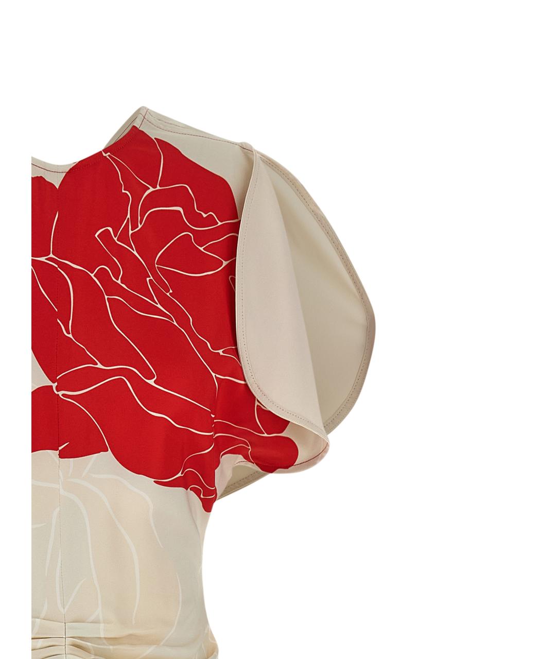 VICTORIA BECKHAM Мульти вискозное повседневное платье, фото 3