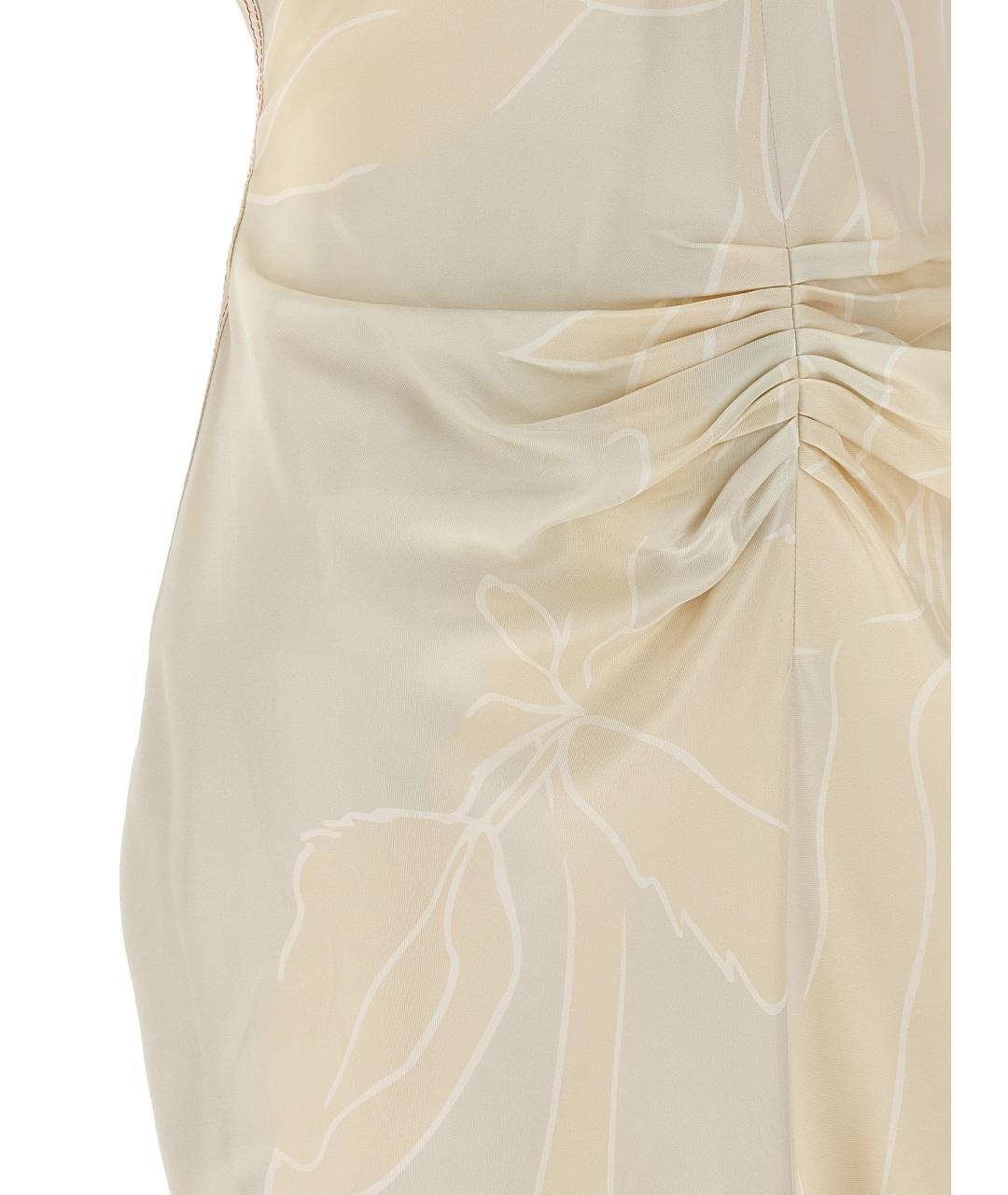 VICTORIA BECKHAM Мульти вискозное повседневное платье, фото 4