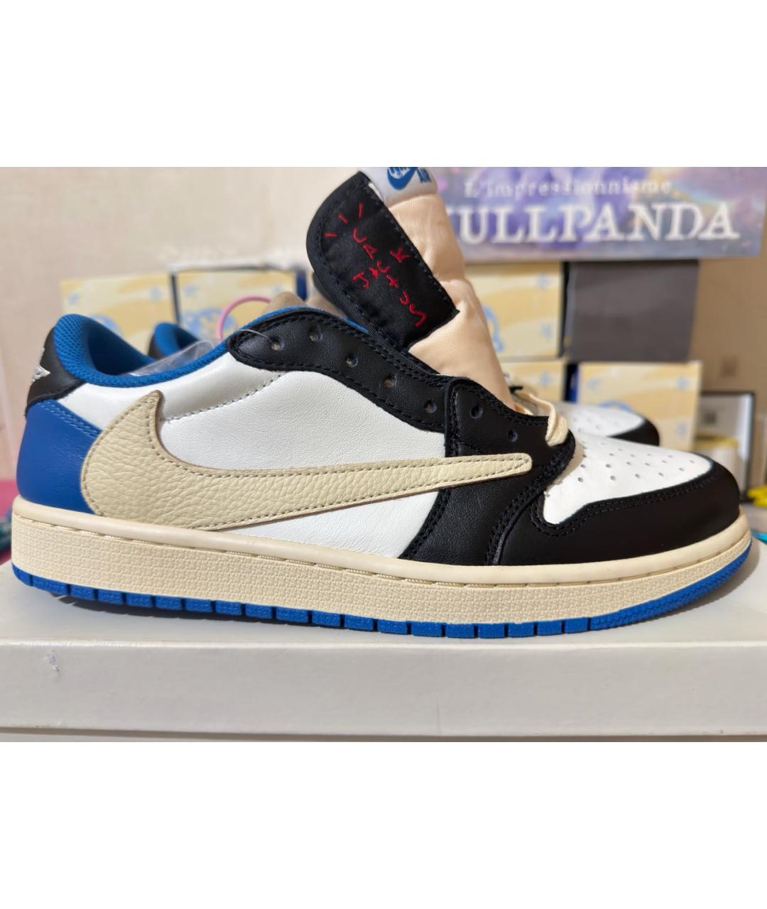 CACTUS JACK BY TRAVIS SCOTT Бежевые низкие кроссовки / кеды из искусственной кожи, фото 8