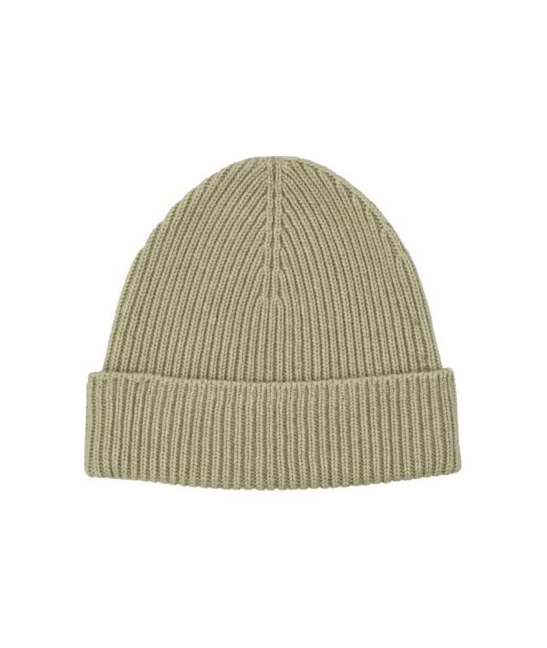 BURBERRY Зеленая кашемировая шапка, фото 2