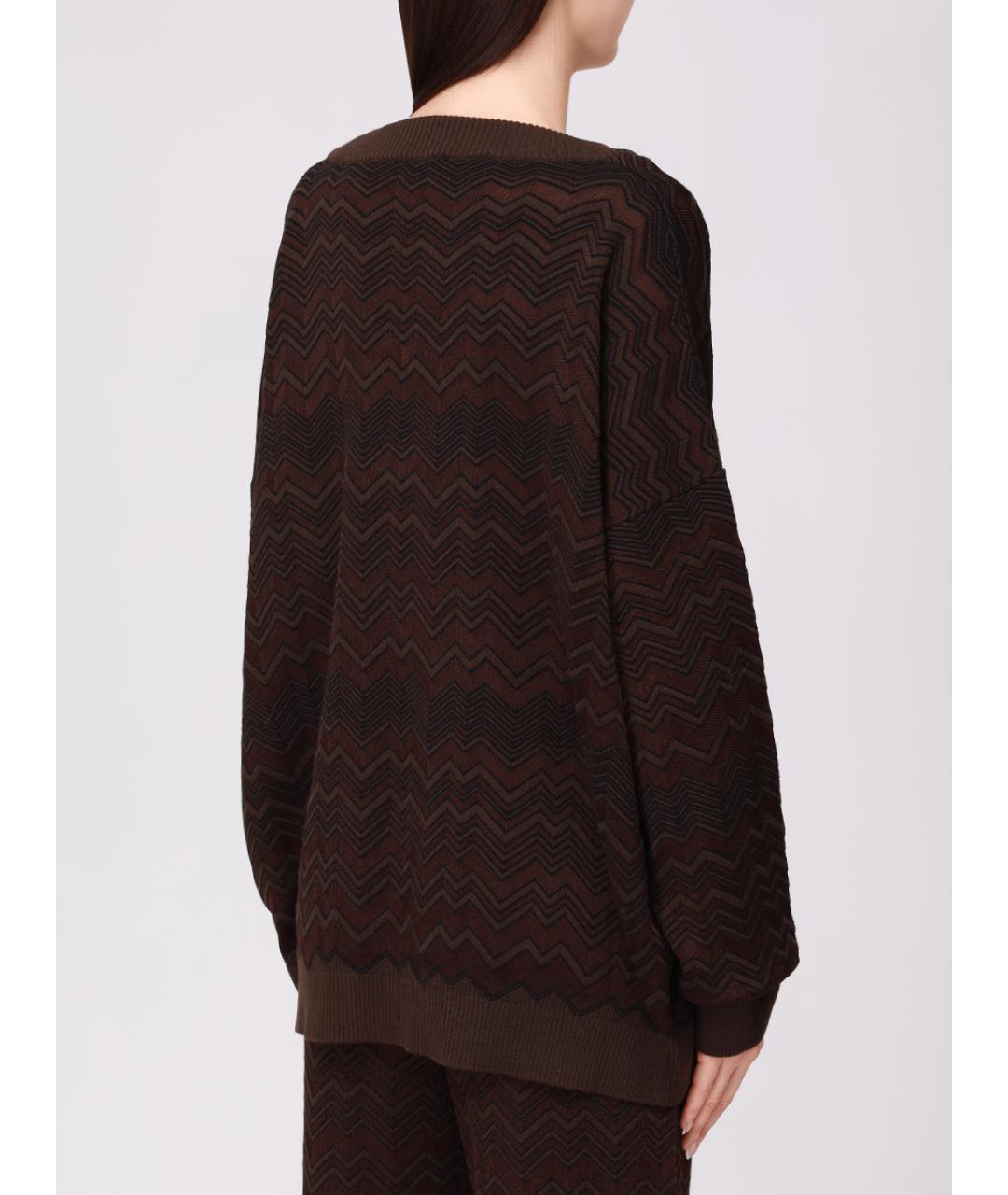 MISSONI Коричневый джемпер / свитер, фото 3
