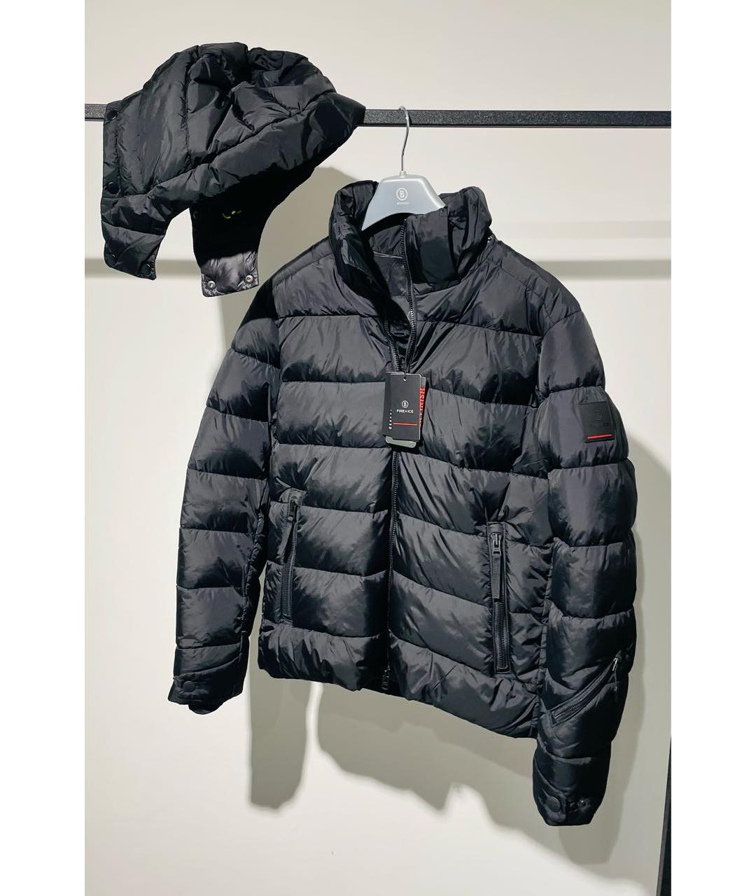 BOGNER Черный полиамидовый пуховик, фото 6