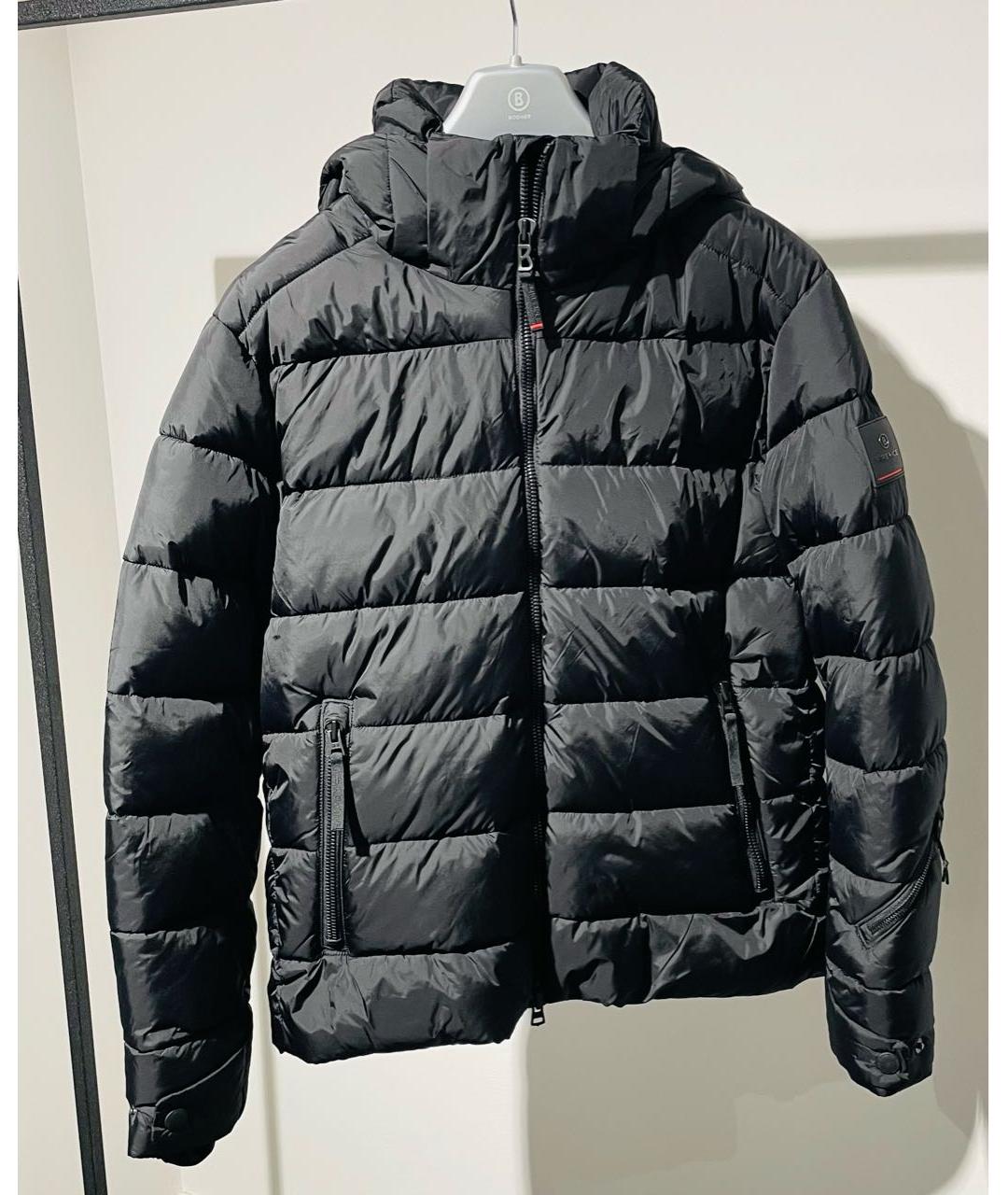 BOGNER Черный полиамидовый пуховик, фото 9
