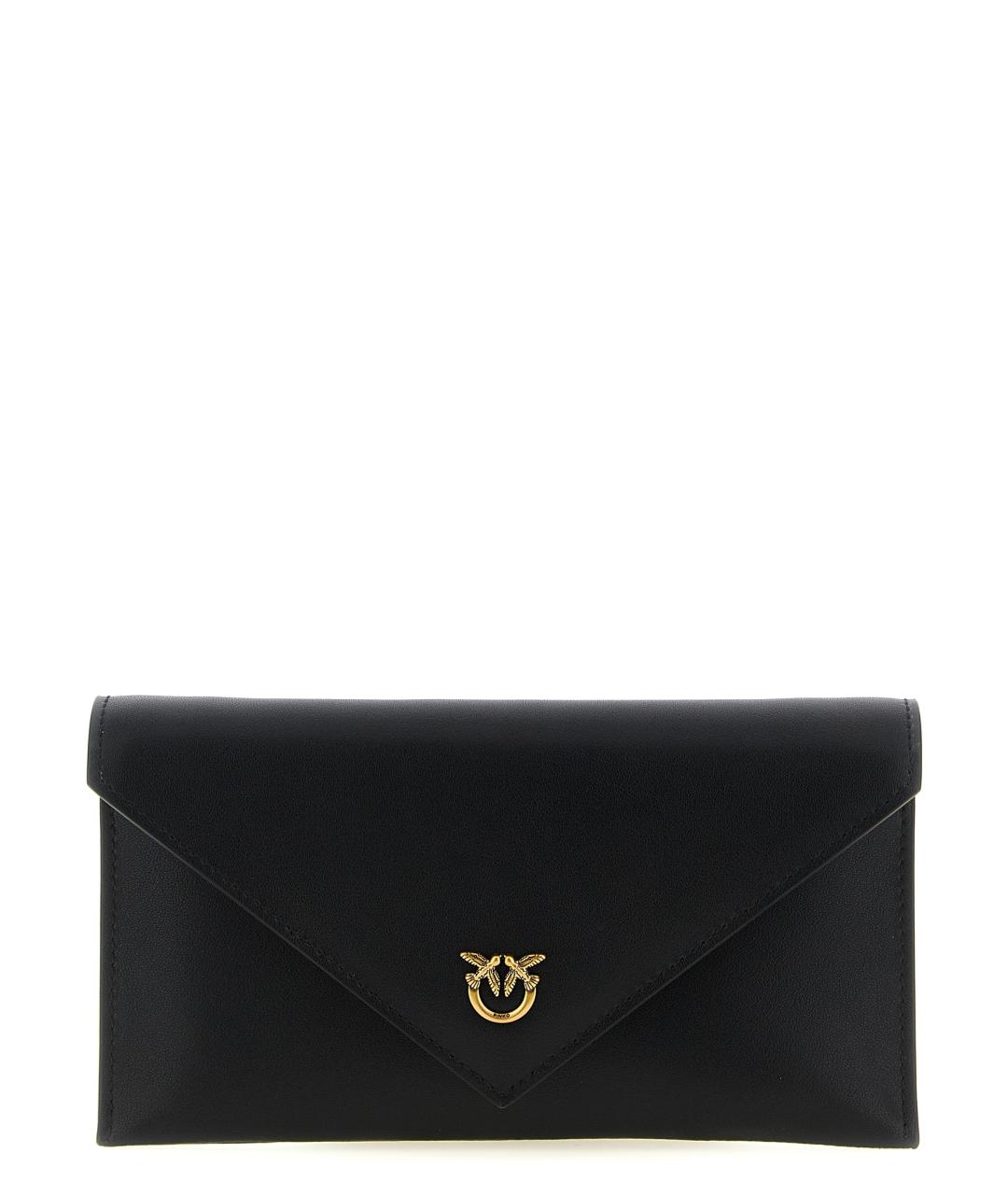 PINKO Черный кожаный кошелек, фото 1