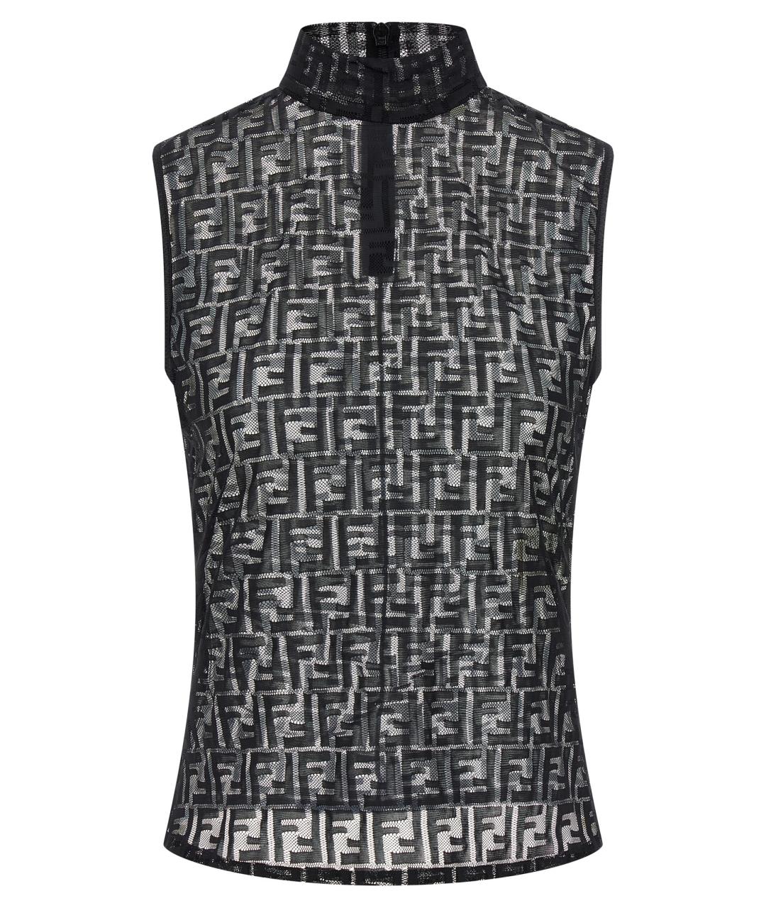 FENDI Черная полиамидовая блузы, фото 1