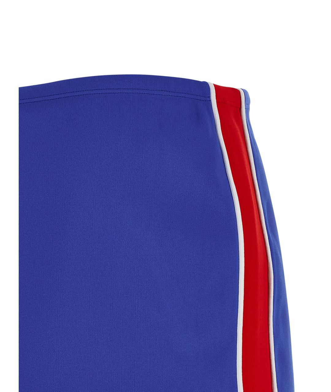 MIU MIU Синяя юбка мини, фото 5