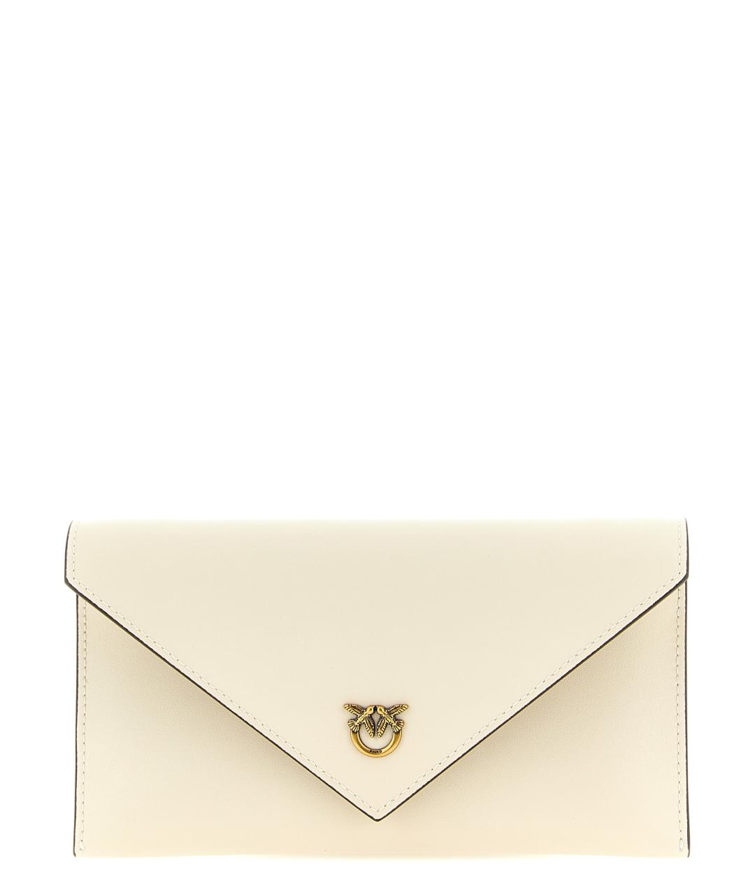 PINKO Белый кожаный кошелек, фото 1