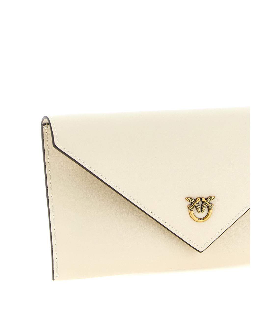 PINKO Белый кожаный кошелек, фото 3