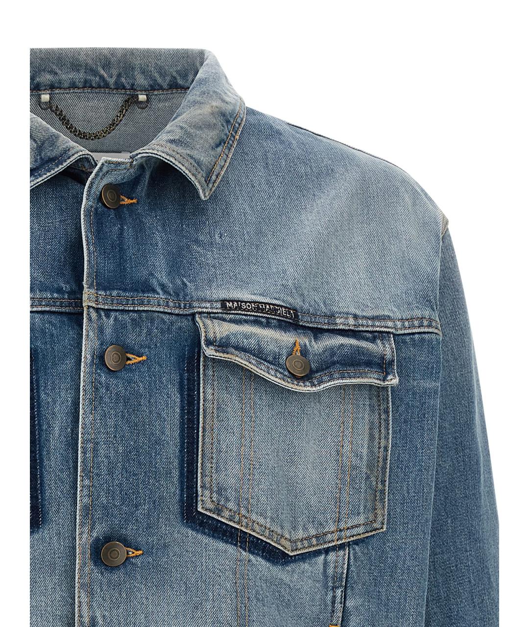 MAISON MARGIELA Синяя деним куртка, фото 3