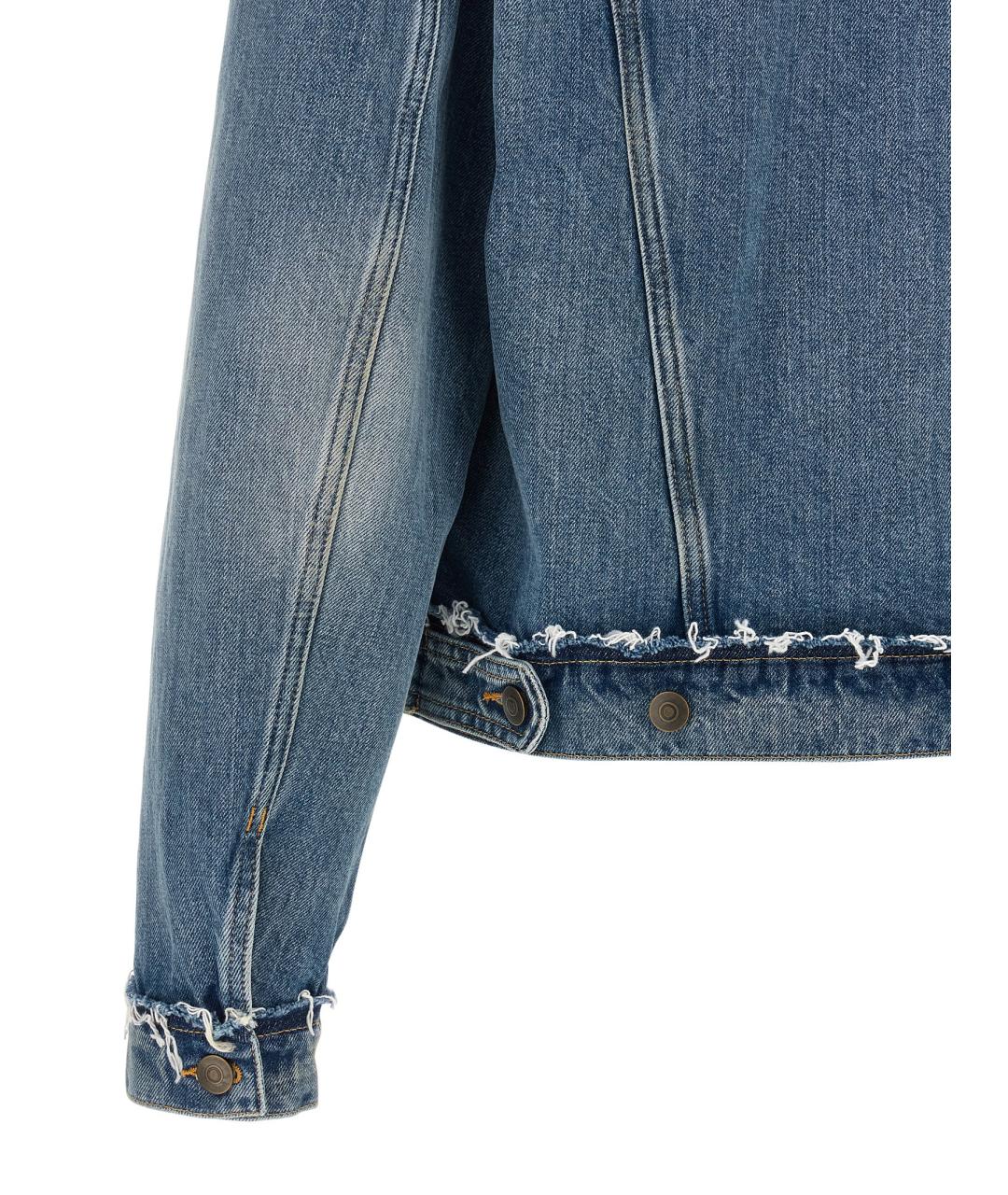 MAISON MARGIELA Синяя деним куртка, фото 4