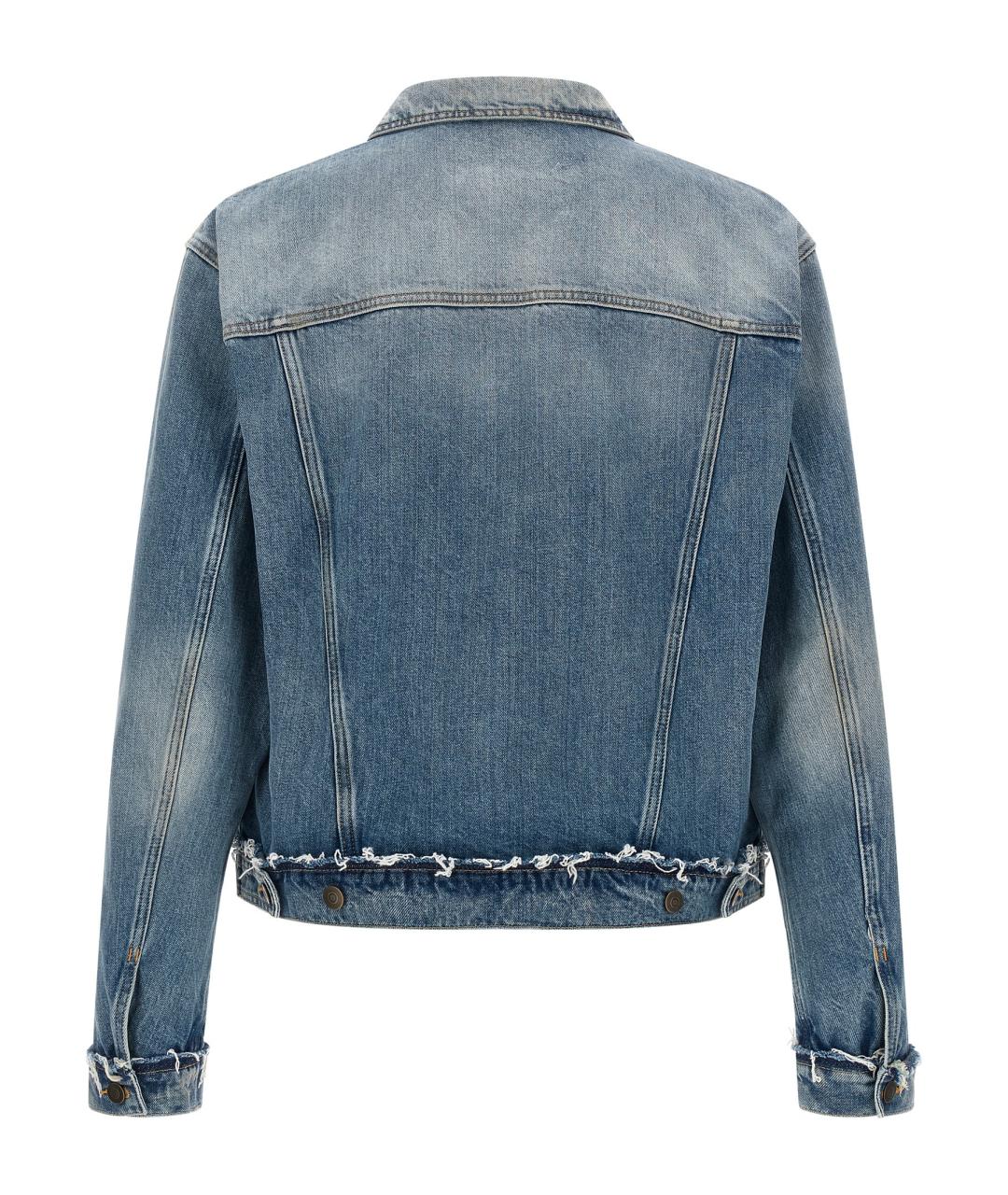 MAISON MARGIELA Синяя деним куртка, фото 2