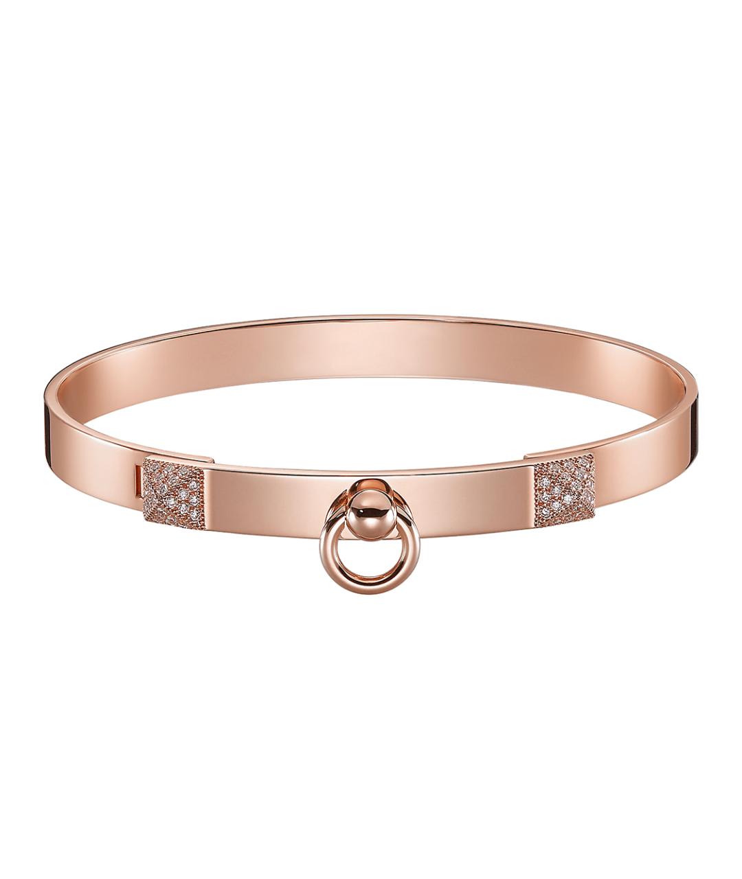 HERMES Розовый браслет из розового золота, фото 1