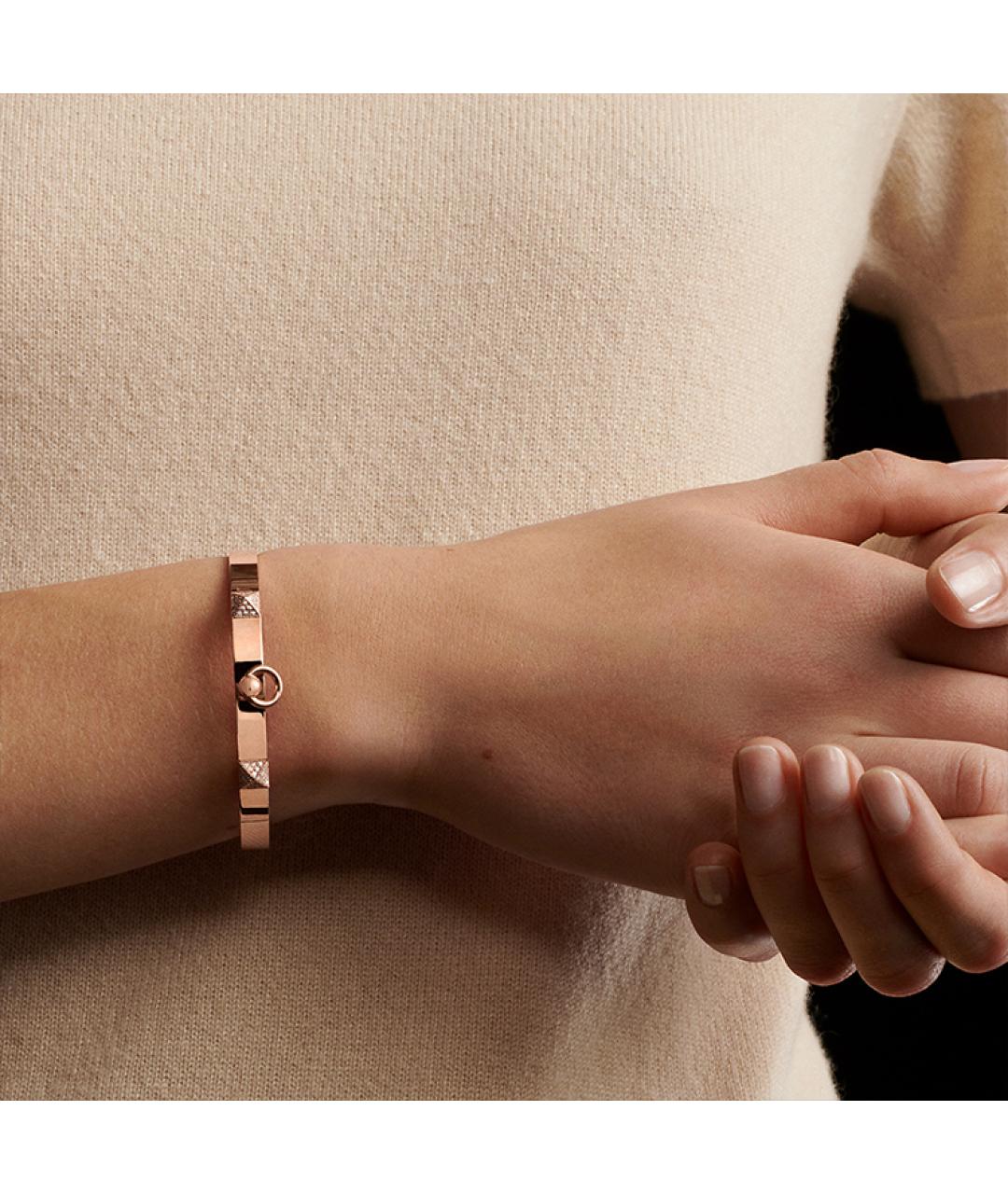 HERMES Розовый браслет из розового золота, фото 2