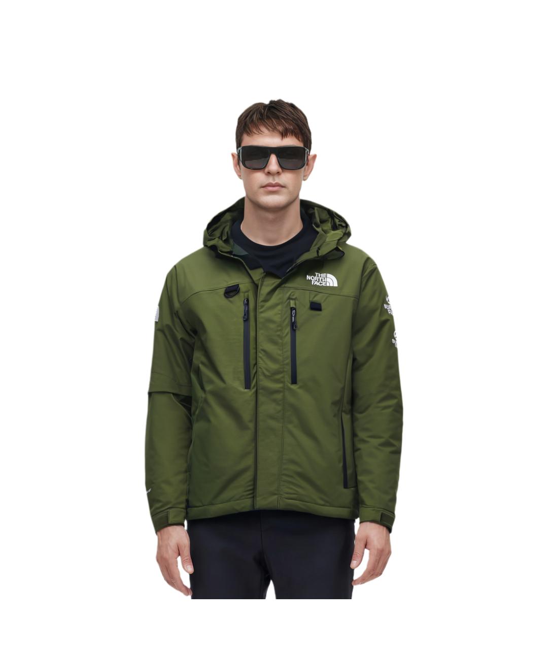 THE NORTH FACE Зеленый пуховик, фото 6