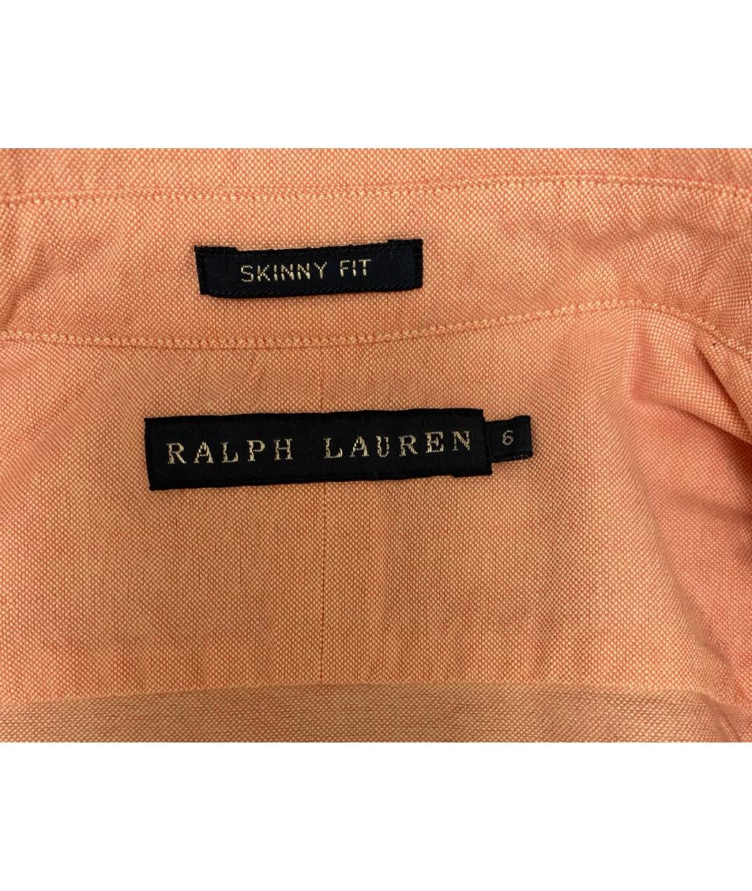 POLO RALPH LAUREN Розовая хлопковая рубашка, фото 5