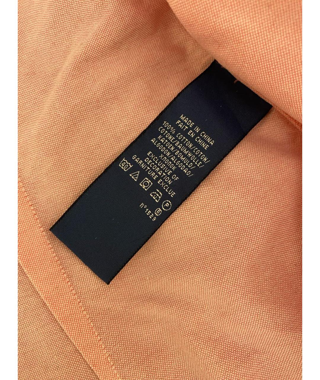 POLO RALPH LAUREN Розовая хлопковая рубашка, фото 3