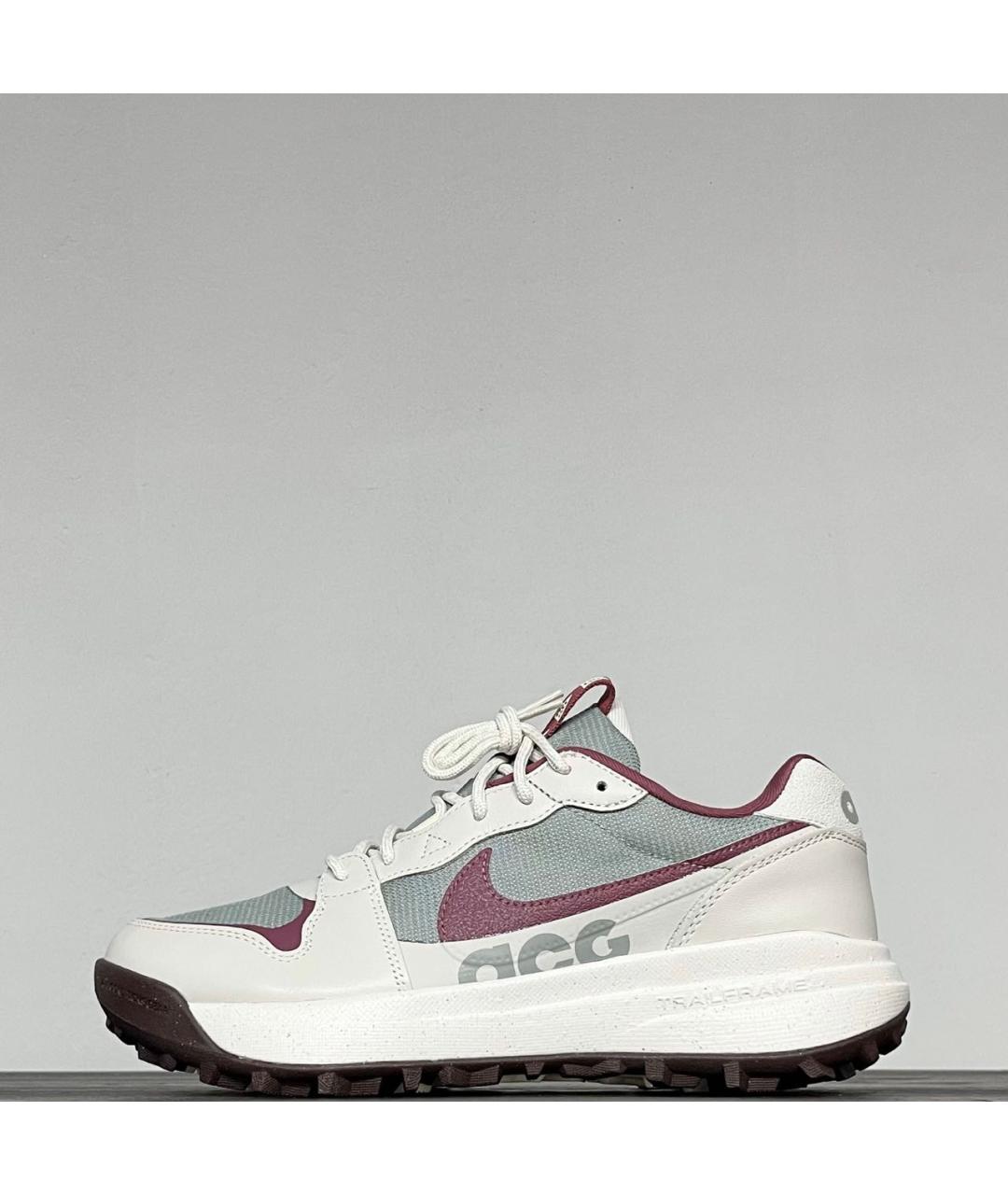 NIKE ACG Бежевые текстильные низкие кроссовки / кеды, фото 7