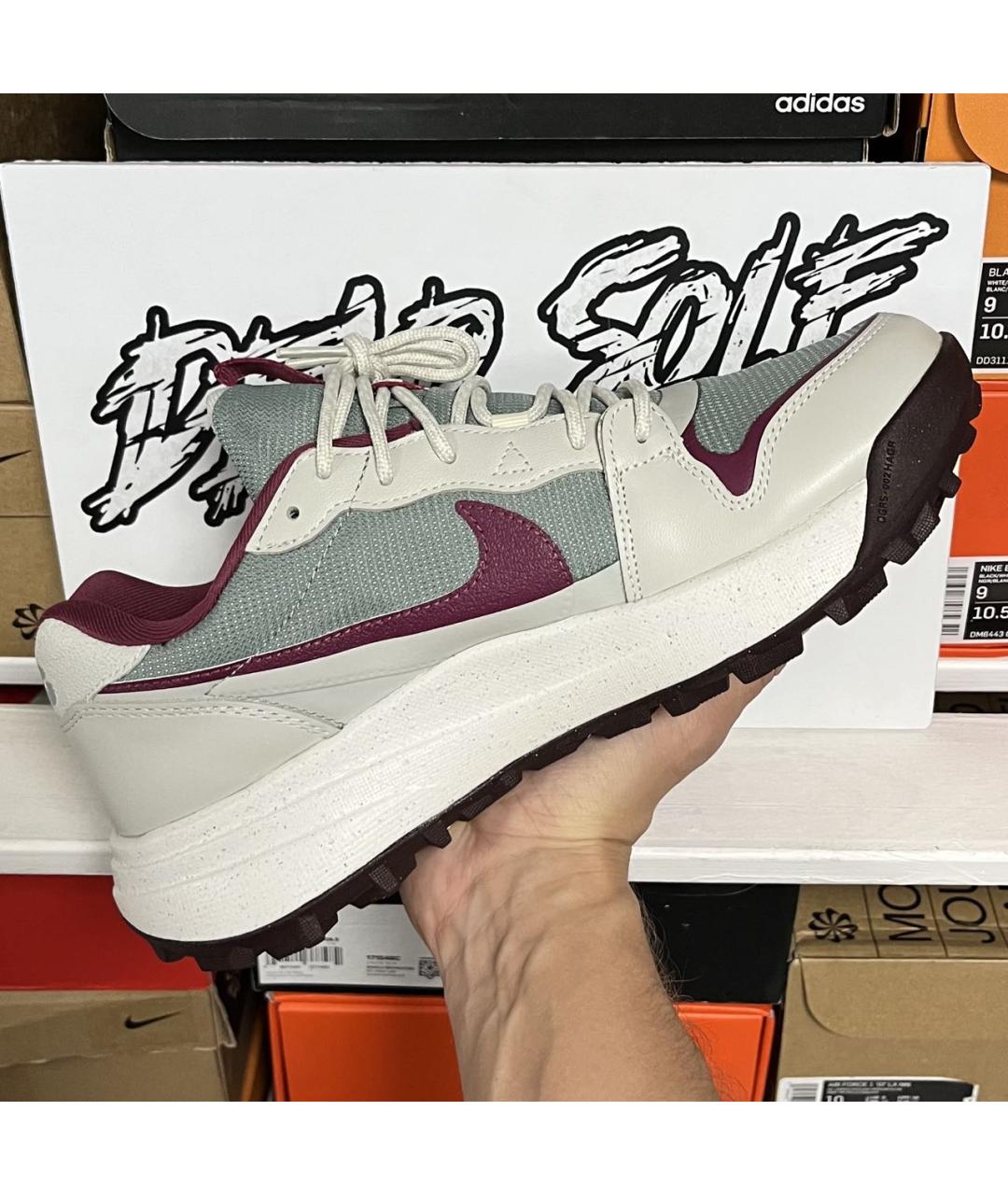 NIKE ACG Бежевые текстильные низкие кроссовки / кеды, фото 3